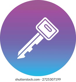 Car Key vector icon. Can be used for printing, mobile and web applications.