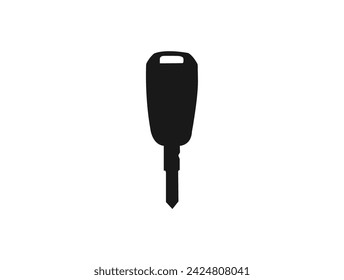 Icono de vector de llave de coche. símbolo de concepto de vector de llave o elemento de diseño. El concepto de compra de vehículos, venta, alquiler, reparación, servicio. Control remoto. Ilustración vectorial plana aislada sobre fondo blanco. 