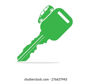 car key vector illustration