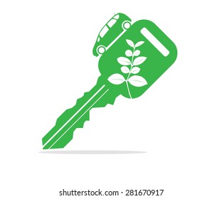 car key vector illustration