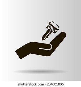 car key vector illustration
