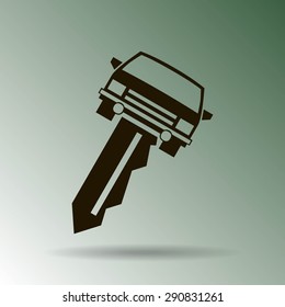 car key vector illustration