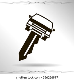 car key vector illustration