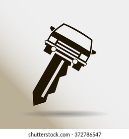 car key vector illustration