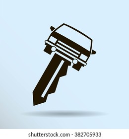 car key vector illustration