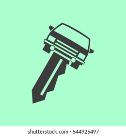 car key vector illustration