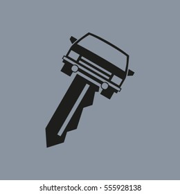 car key vector illustration