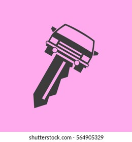 car key vector illustration