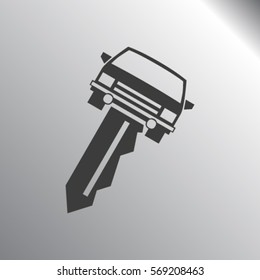 car key vector illustration