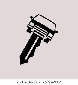 car key vector illustration