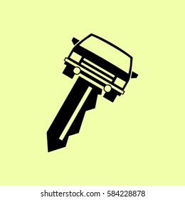 car key vector illustration