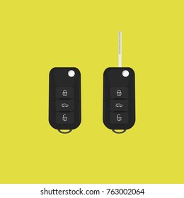 Car key. Vector illustration.