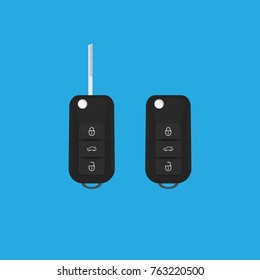 Car key. Vector illustration.