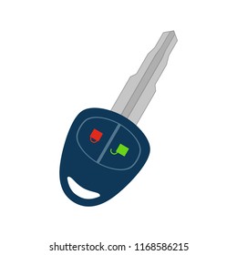 Car key. Vector illustration. EPS 10. White background.