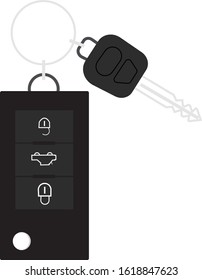 vector de clave de Camión en fondo blanco