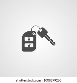 Car key vector sign symbol icon