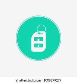 Car key vector sign symbol icon