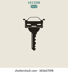 Car keys icon.
