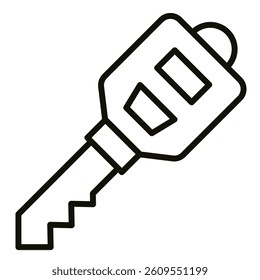 Car Keys icon line vector illustration