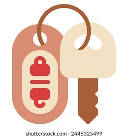Icono de las llaves del coche para el Web, App, infografía, etc