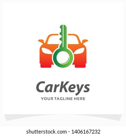 Car Keys Logo Design Template