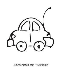 Car kid's drawing