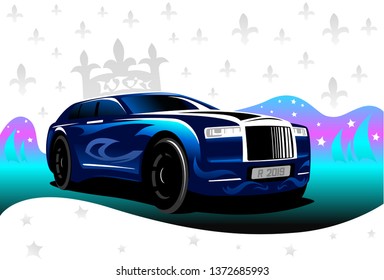 Car King Lifestyle Icon Car vector