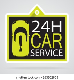 car label info