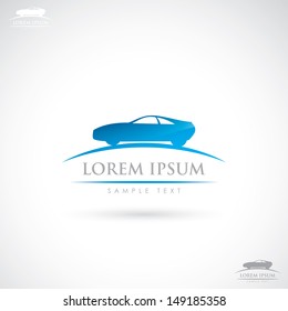 Car label - vector illustration