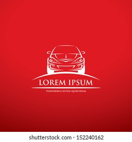 Car label - vector illustration