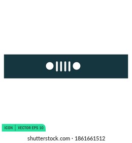 elemento de diseño del logotipo de icono de la lámpara de coche