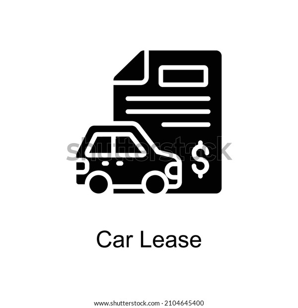 Car Lease Vector Solid icons for your digital\
or print projects.