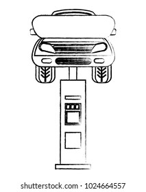 car lift machine icon