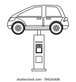 car lift machine icon