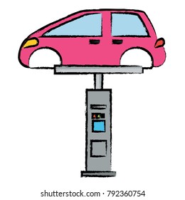 car lift machine icon