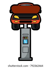 car lift machine icon