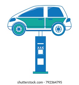 car lift machine icon