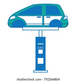 car lift machine icon