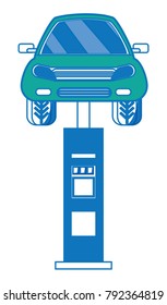car lift machine icon