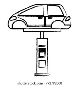 car lift machine icon