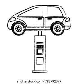 car lift machine icon