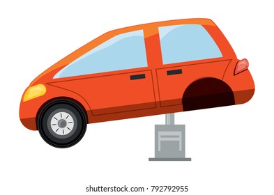 car lift machine icon