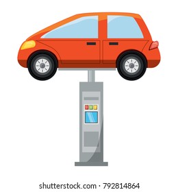 car lift machine icon