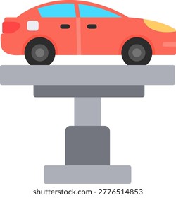 Car Lifter Creative Vector Icon Design