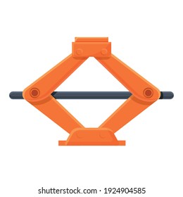 Car lifter icon. Cartoon of car lifter vector icon for web design isolated on white background