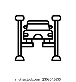 Car Lifter icon in vector. Illustration