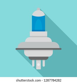 Car light bulb icon. Flat illustration of car light bulb icon. Flat illustration of NAME vector icon for web designvector icon for web design