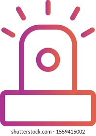 Car light icon isolated on background
