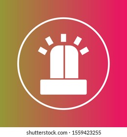 Car light icon isolated on background
