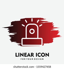 Car light icon isolated on background
